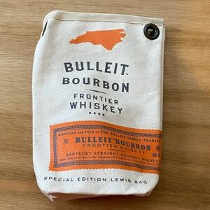 Bulleit Bourbon Frontier Whiskey Canvas Storage Bag San Francisco Giants 8x6x2,5